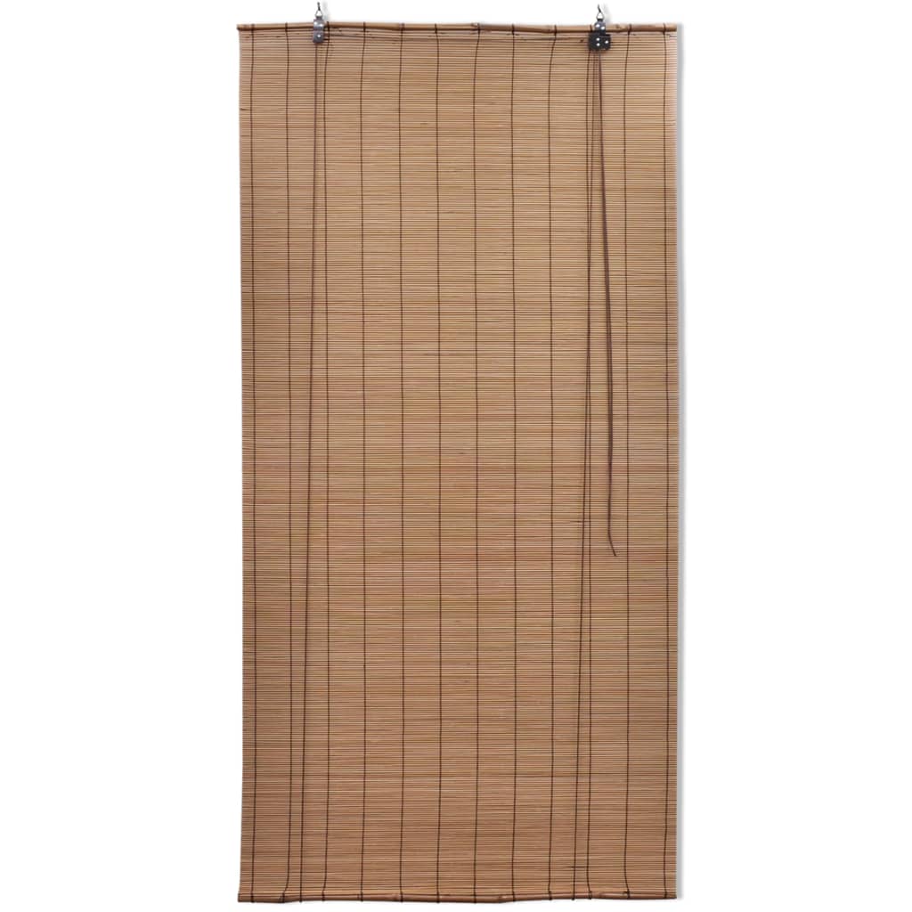 Roller Blind Bamboo Brown - 80×220cm