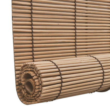 Roller Blind Bamboo Brown - 140×220cm