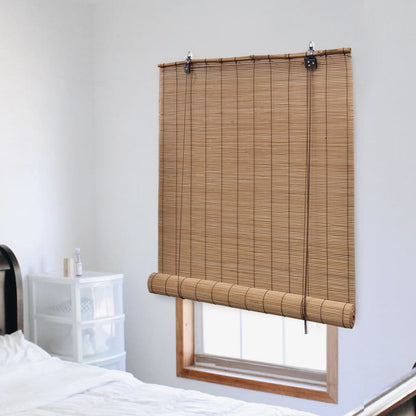 Roller Blind Bamboo Brown - 140×220cm