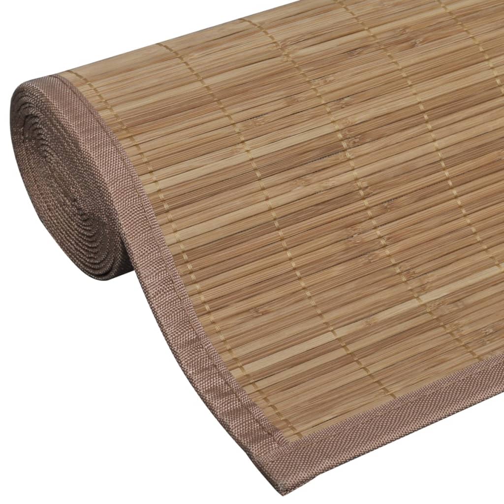 Rug Bamboo Modern Brown