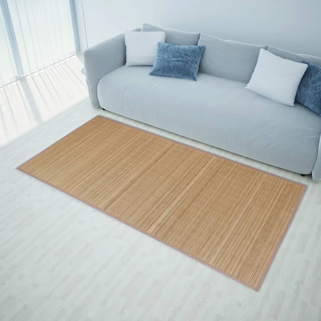 Rug Bamboo Modern Brown