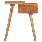 Bedside Table Solid Acacia Wood