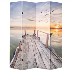 Folding Room Divider Privacy Lake