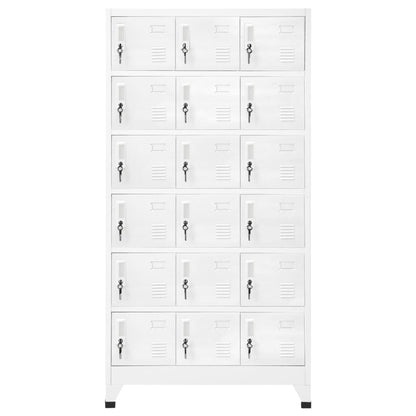 Locker Cabinet with 18 Compartments Metal