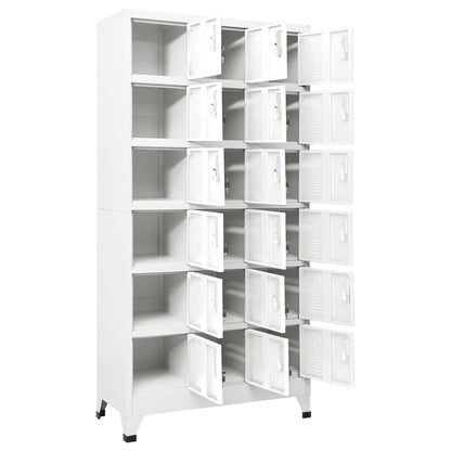 Locker Cabinet with 18 Compartments Metal