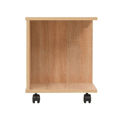 Rolling Shelf Oak