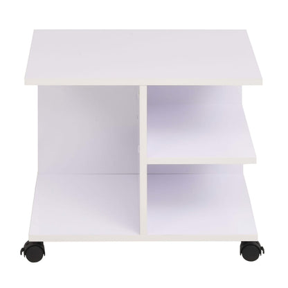 Rolling Shelf White