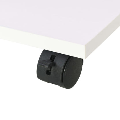 Rolling Shelf White