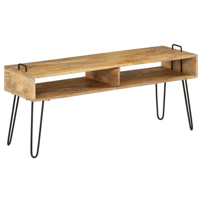 TV Stand Solid Mango Wood - 110×35×45cm