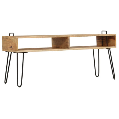 TV Stand Solid Mango Wood - 110×35×45cm