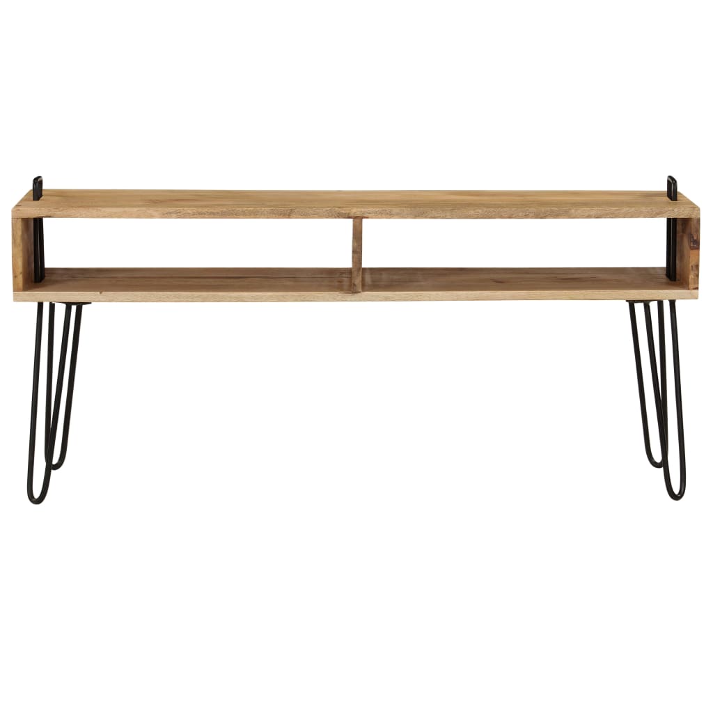 TV Stand Solid Mango Wood - 110×35×45cm