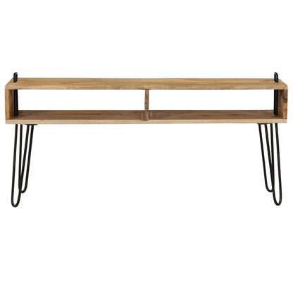 TV Stand Solid Mango Wood - 110×35×45cm