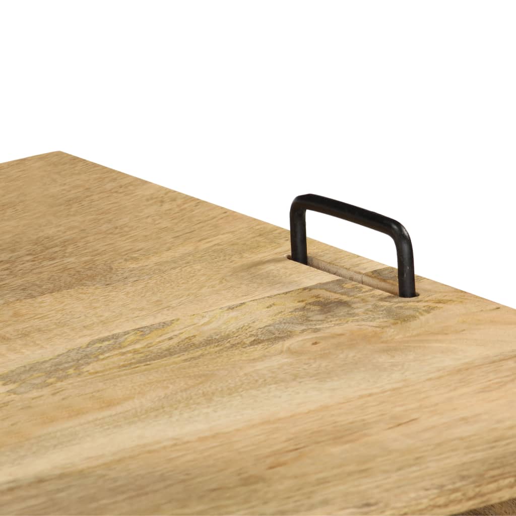 TV Stand Solid Mango Wood - 110×35×45cm