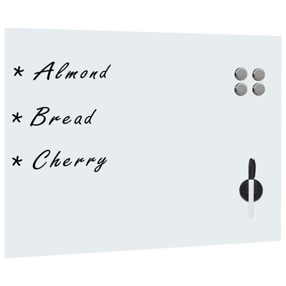 Wall Mounted office Magnetic Whiteboard Glass