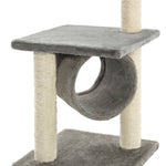 Cat Tree with Sisal Scratching Posts 65 cm Grey