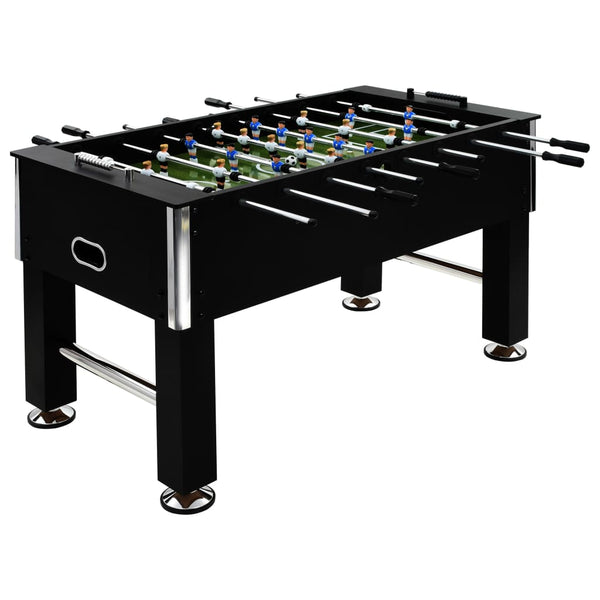  Football Table Steel 60 kg 140x74.5x87.5 cm Black