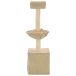 Cat Tree with Sisal Scratching Posts 105 cm Beige