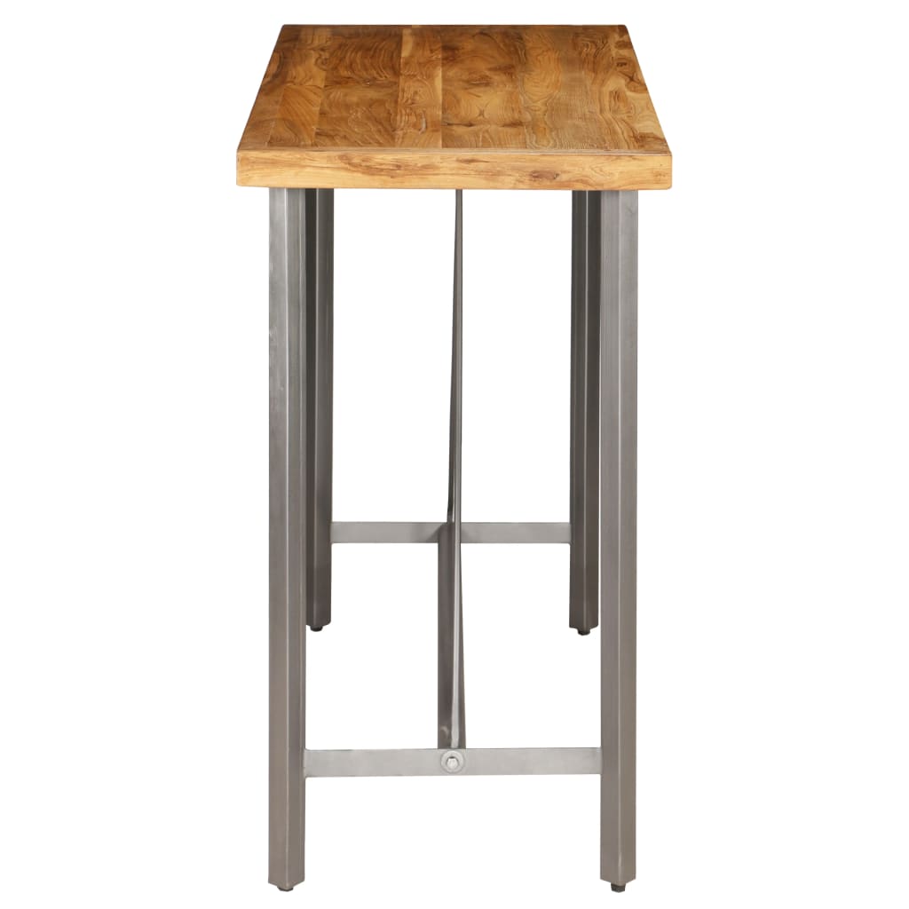 Bar Table Industrial look Solid Reclaimed Teak