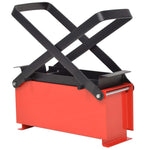 Paper Log Briquette Maker Steel- Black and Red