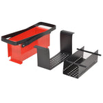 Paper Log Briquette Maker Steel- Black and Red