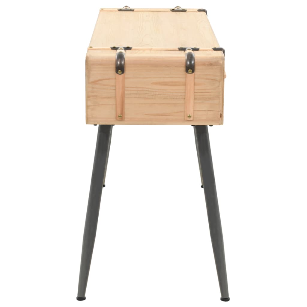Console Table Durable Solid Fir Wood