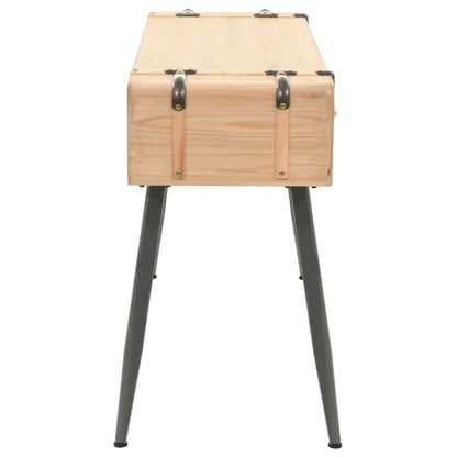 Console Table Durable Solid Fir Wood