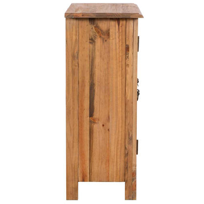 Bathroom Side Cabinet Solid Recycled Pinewood