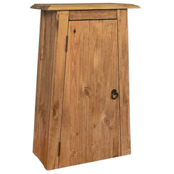 Bathroom Wall Cabinet Solid Recycled Pinewood