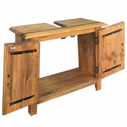 Bathroom Furniture Set Recycled Solid Recycled Pinewood