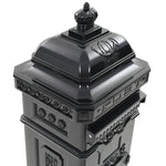 Aluminium Pillar Letterbox Vintage Rustproof | HomeAndLiving