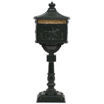 Vintage Pedestal Letterbox Cast Aluminium Green | HomeAndLiving