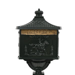 Vintage Pedestal Letterbox Cast Aluminium Green | HomeAndLiving