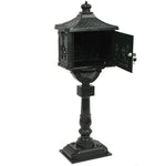 Vintage Pedestal Letterbox Cast Aluminium Green | HomeAndLiving