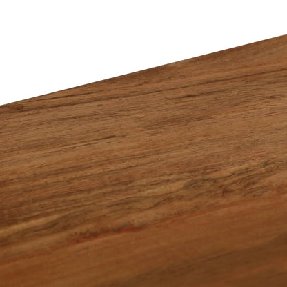 Dining Bench Solid Acacia Wood and Steel