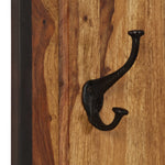 Coat Racks 2 pcs Solid Sheesham Wood