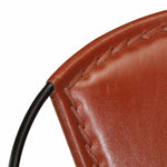 Chair Brown Real Leather