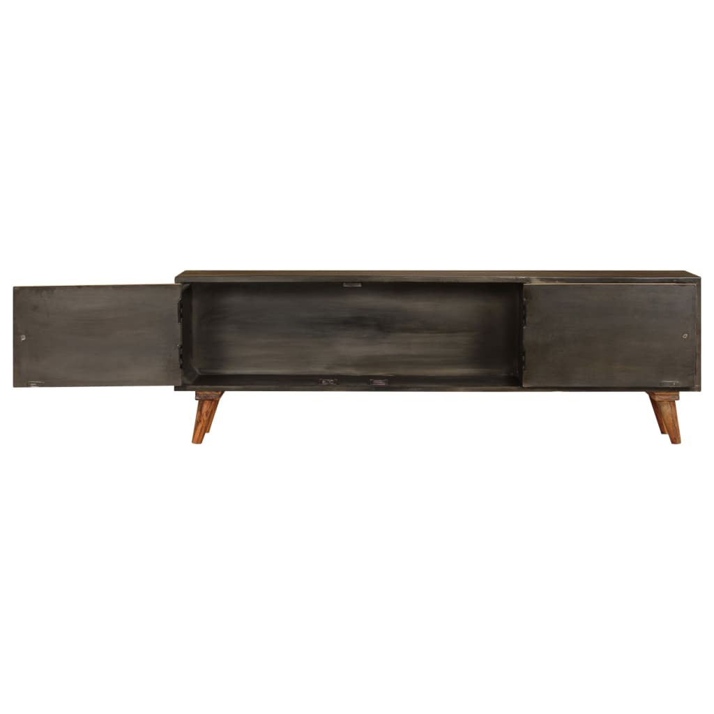TV Cabinet Storage Solid Mango Wood
