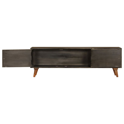 TV Cabinet Storage Solid Mango Wood