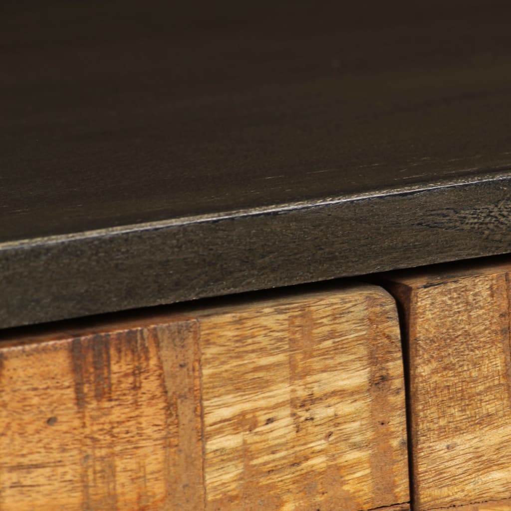 TV Cabinet Storage Solid Mango Wood