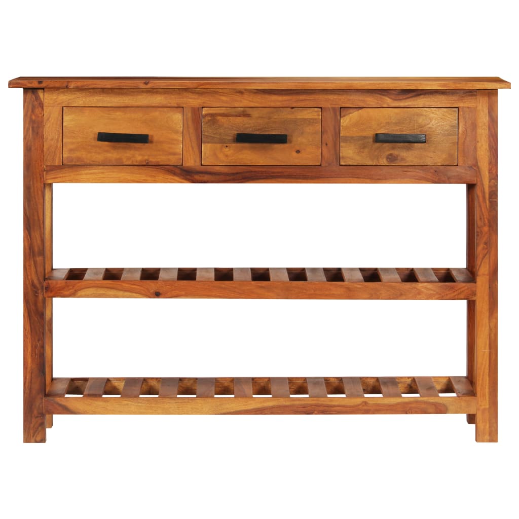 Sideboard with 3 Drawers  Solid Sheesham Wood
