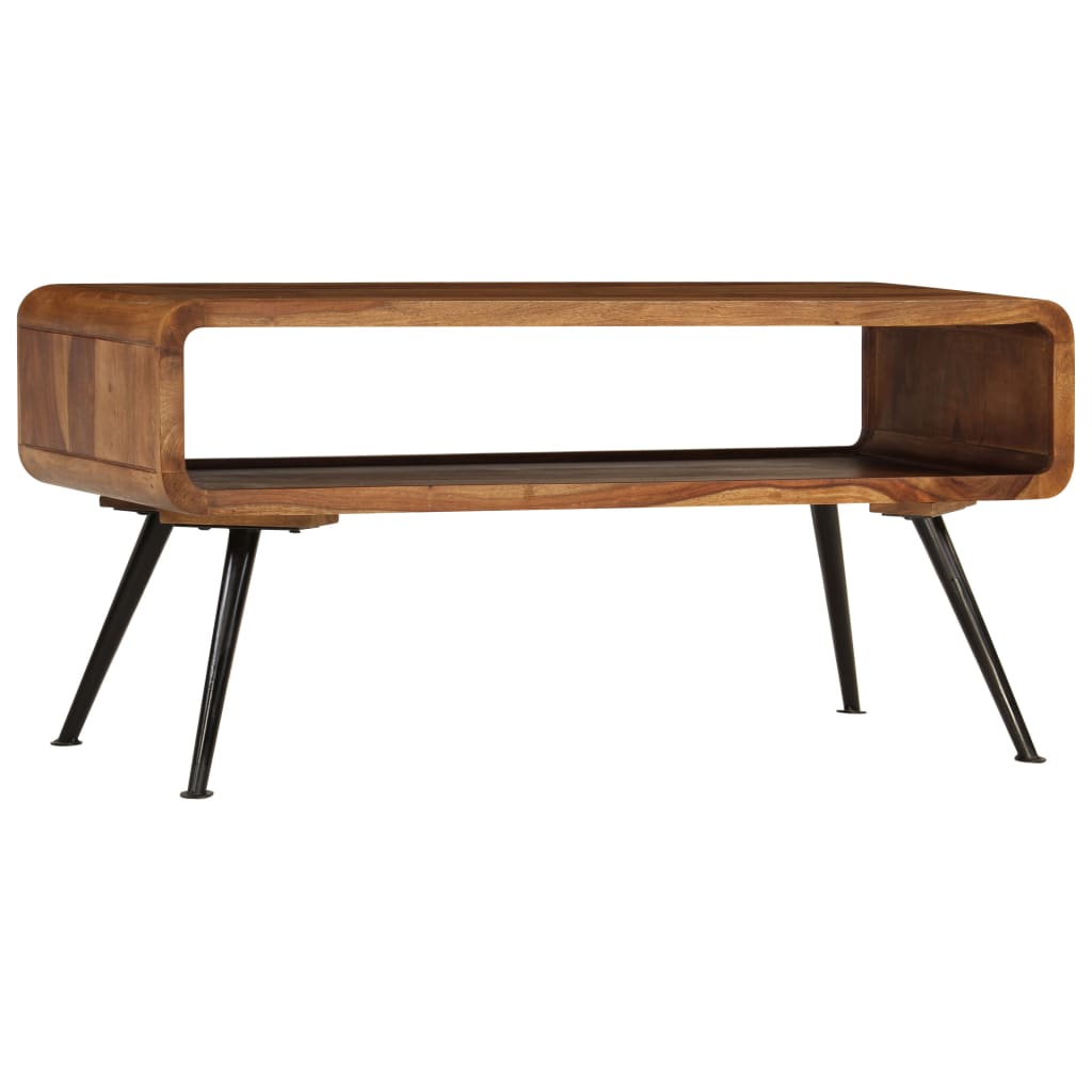 Coffee Table Solid Sheesham Wood - 95×40×45cm