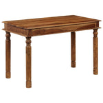 Dining Table Solid Sheesham Wood 120x60x77 cm