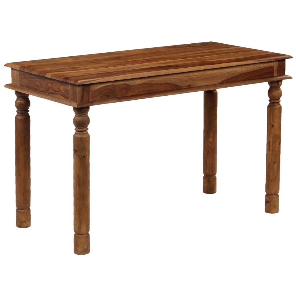 Dining Table Solid Sheesham Wood 120x60x77 cm