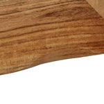 Cosmetic Mirror, Solid Acacia Wood