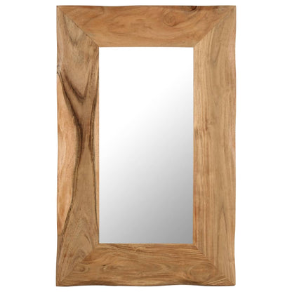 Cosmetic Mirror Solid Acacia Wood - 50×80cm