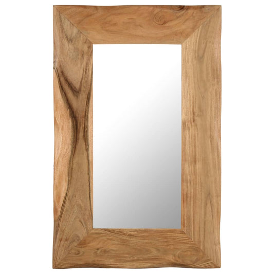 Cosmetic Mirror Solid Acacia Wood - 50×80cm
