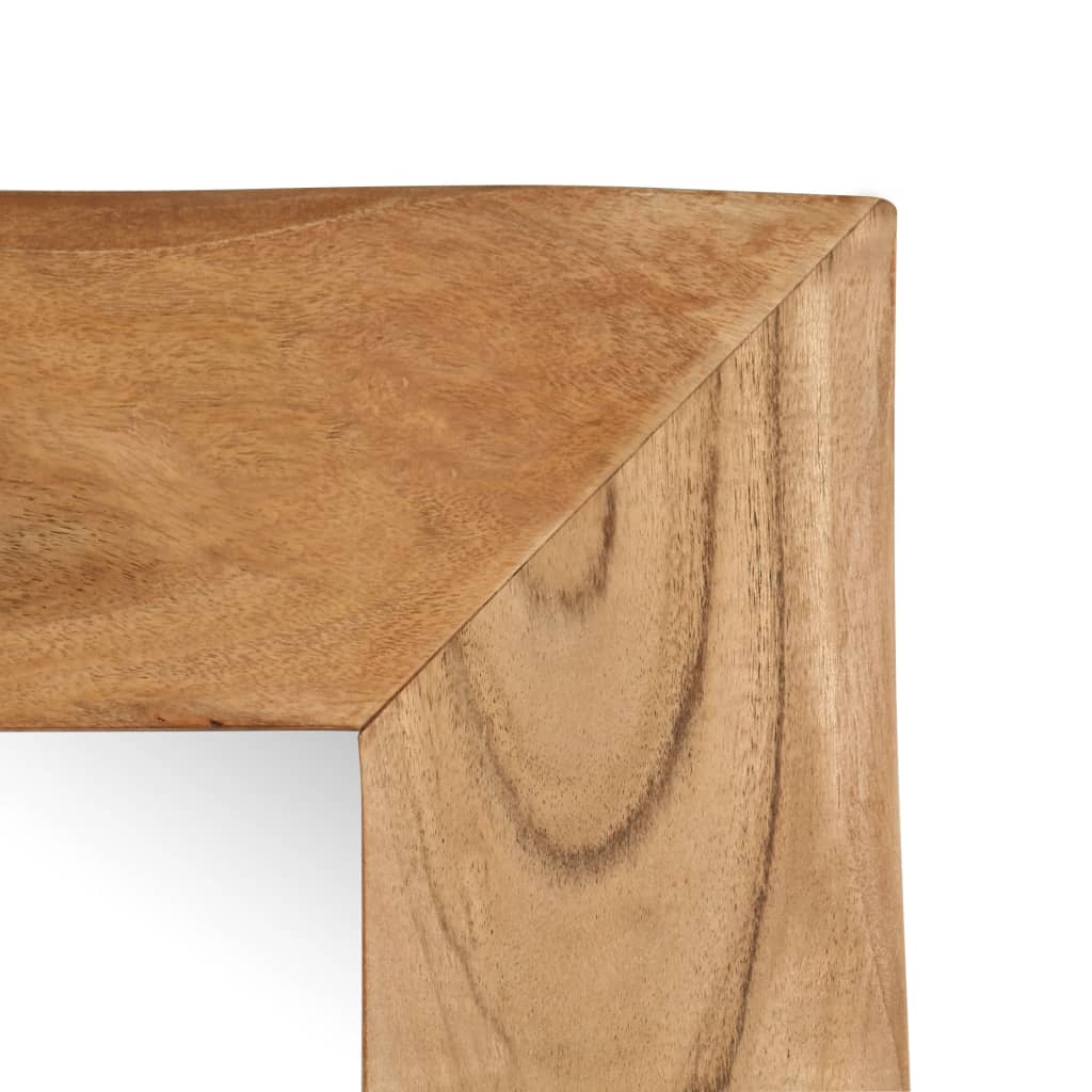 Cosmetic Mirror Solid Acacia Wood - 50×80cm