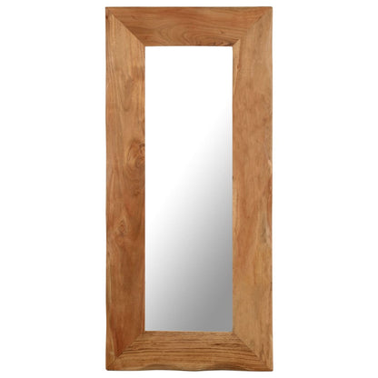 Cosmetic Mirror Solid Acacia Wood - 50×110cm