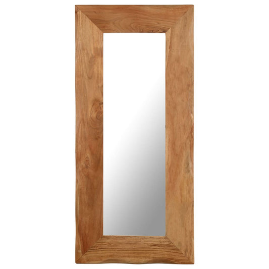 Cosmetic Mirror Solid Acacia Wood - 50×110cm