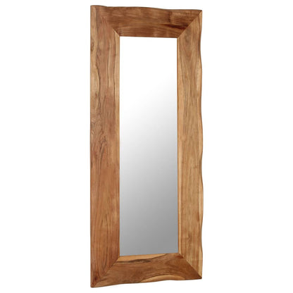Cosmetic Mirror Solid Acacia Wood - 50×110cm